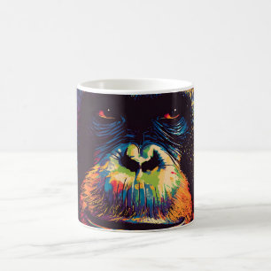 Mug Graffiti sauvage Gorille de la jungle urbaine