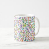 Mug Graffiti Splatter Motif Abstrait (Devant droit)