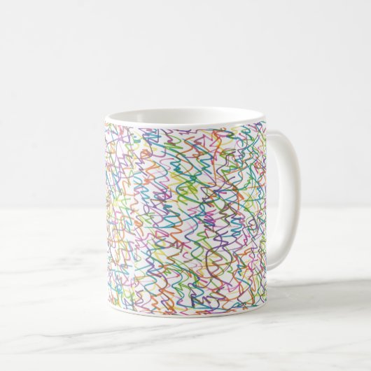 Mug Graffiti Splatter Motif Abstrait (Devant droit)