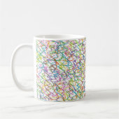 Mug Graffiti Splatter Motif Abstrait (Gauche)
