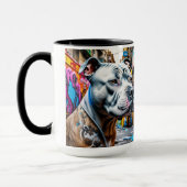 Mug Graffiti Street Art Pitbulls (Gauche)