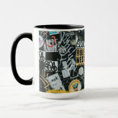 Mug Graffiti Street Pattern (Gauche)