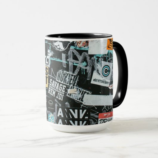 Mug Graffiti Street Pattern (Devant droit)