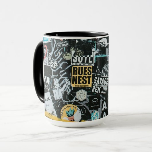 Mug Graffiti Street Pattern (Devant gauche)