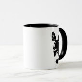 Mug Graffiti Style Donkey ou Mule Street Art Dessin (Devant droit)