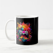 Mug Graffiti Tie Dye Splash Video Game Controller Jeu (Gauche)