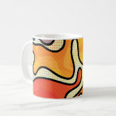 Mug Graffiti urbain : Texture d'art sans transparence. (Devant gauche)