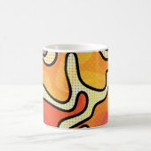 Mug Graffiti urbain : Texture d'art sans transparence. (Centre)