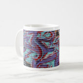 Mug Graffiti violet sur un volet (Devant gauche)