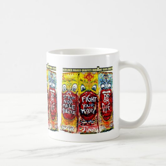 MUG GRAFFITIS  INDIANO BERLIN WALL (Droite)