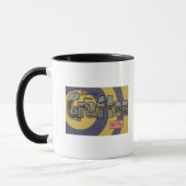 Mug Grafton, Virginie-Occidentale - Grandes lettres sc (Gauche)