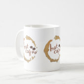 Mug Grain de café chaud (Devant gauche)