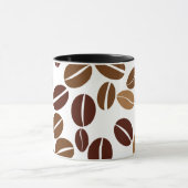 Mug Grain de café - intérieur blanc classique de (Centre)