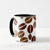 Mug Grain de café - intérieur blanc classique de (Devant gauche)