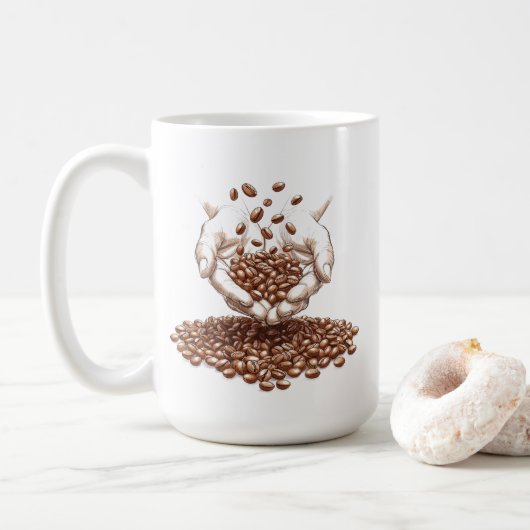 Mug Graine de café (Avec donut)
