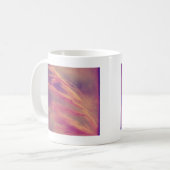 Mug Graine d'herbe violet Art numérique de brume (Devant gauche)