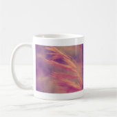 Mug Graine d'herbe violet Art numérique de brume (Gauche)