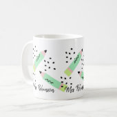 Mug Graines de pastèque Cadeau d'enseignants de rentré (Devant gauche)