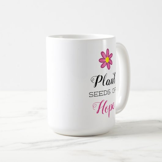 Mug Graines plantes d'espoir (Devant droit)