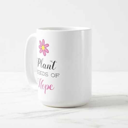 Mug Graines plantes d'espoir (Devant gauche)