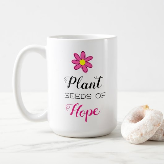 Mug Graines plantes d'espoir (Avec donut)