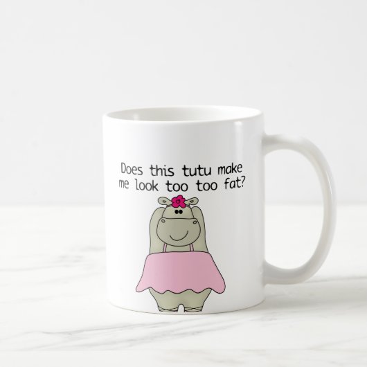 Mug Graisse du TU TU d'hippopotame (Droite)