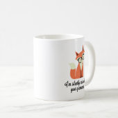 Mug Grammaire de Fox de hippie (Devant droit)