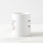 Mug Grammaire de ponctuation amusante (Centre)