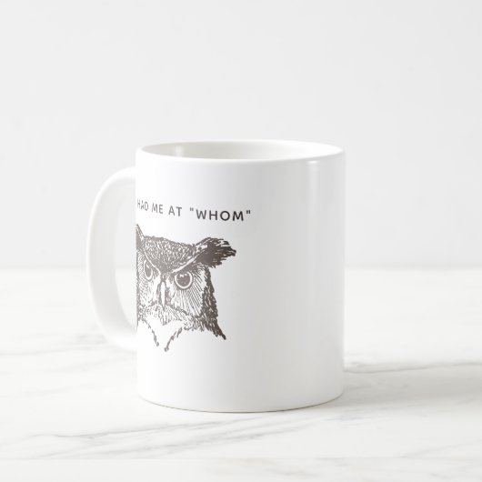 Mug Grammaire drôle (Devant gauche)