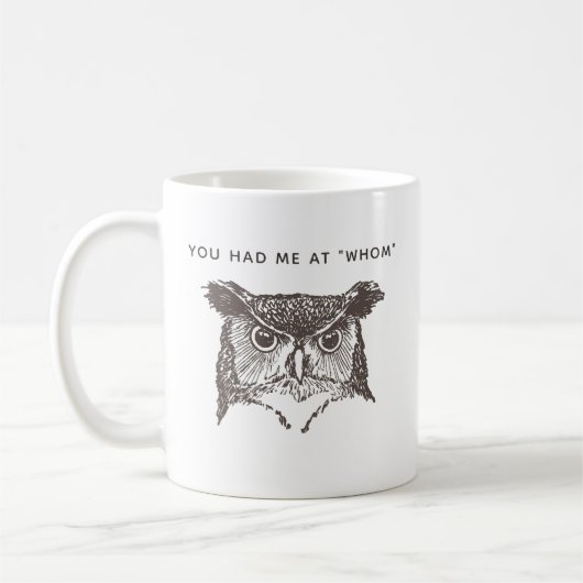 Mug Grammaire drôle (Gauche)