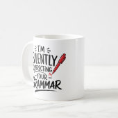 Mug Grammaire Drôle (Devant gauche)