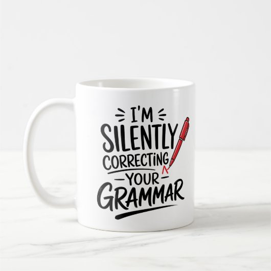 Mug Grammaire Drôle (Gauche)