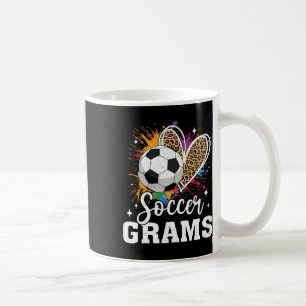 Mug Grammes de foot Cœur de léopard