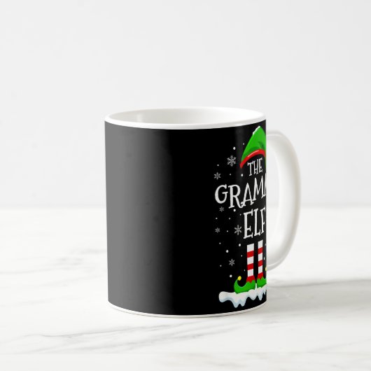 Mug Grammy Elf Squad Xmas Family Matching Group Christ (Devant droit)