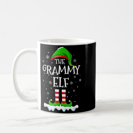 Mug Grammy Elf Squad Xmas Family Matching Group Christ (Gauche)