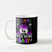 Mug Grammy Of The Brewing Baby Grandma To Be Halloween (Gauche)