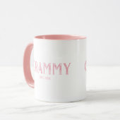 Mug Grammy rose année de création (Devant gauche)