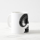 Mug Gramophone vintage (Devant gauche)