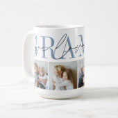 Mug Grampa We Love You 4 Photo Collage (Devant gauche)
