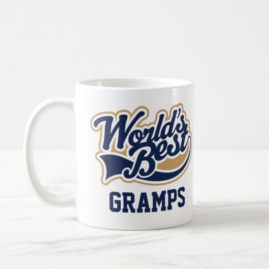 Mug Gramps Worlds Meilleur cadeau Grand-Père (Gauche)