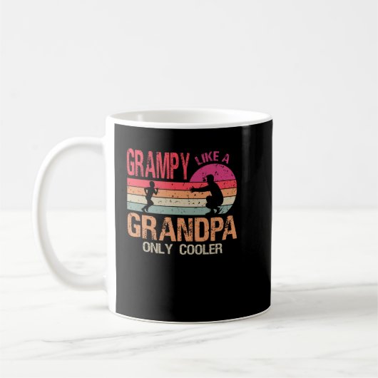 Mug Grampy Comme Un Grand-Père Seulement Glacière Drôl (Gauche)