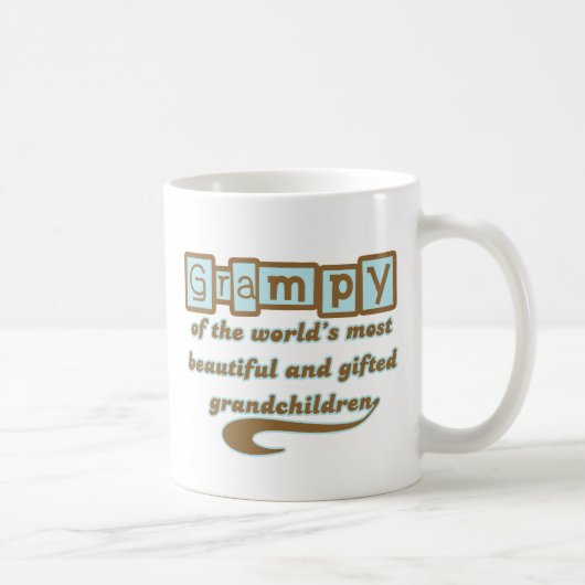 Mug Grampy des petits-enfants doués (Droite)