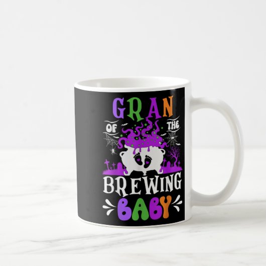 Mug Gran Of The Brewing Baby Grandma To Be Halloween (Droite)