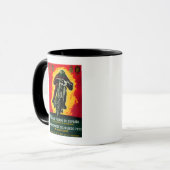 Mug Gran Premio de Espana Poster Vintage Europe (Devant gauche)