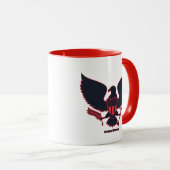 Mug Grand aigle américain à deux tons (Devant droit)