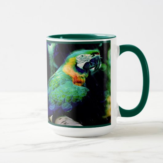 Mug Grand ara vert chez Dewlight (Droite)