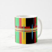 Mug Grand art moderne aux couleurs chatoyantes (Devant droit)