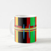 Mug Grand art moderne aux couleurs chatoyantes (Devant gauche)