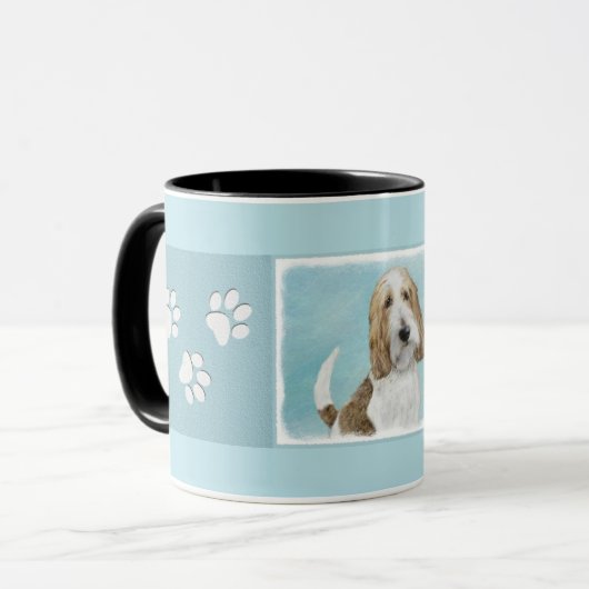 Mug Grand Basset Griffon Vendeen - Art Chien original (Devant gauche)