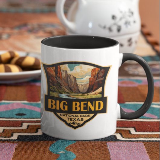 Mug Grand Bend National Park Illustration Insigne Rétr